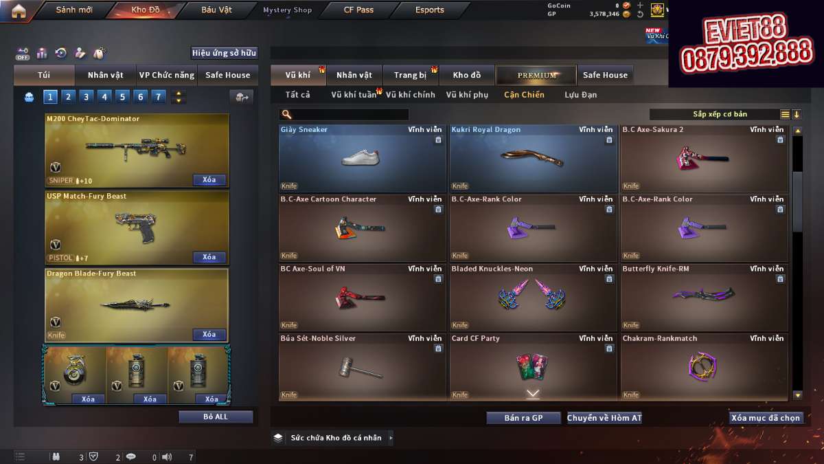shop acc cf uy tin gia re